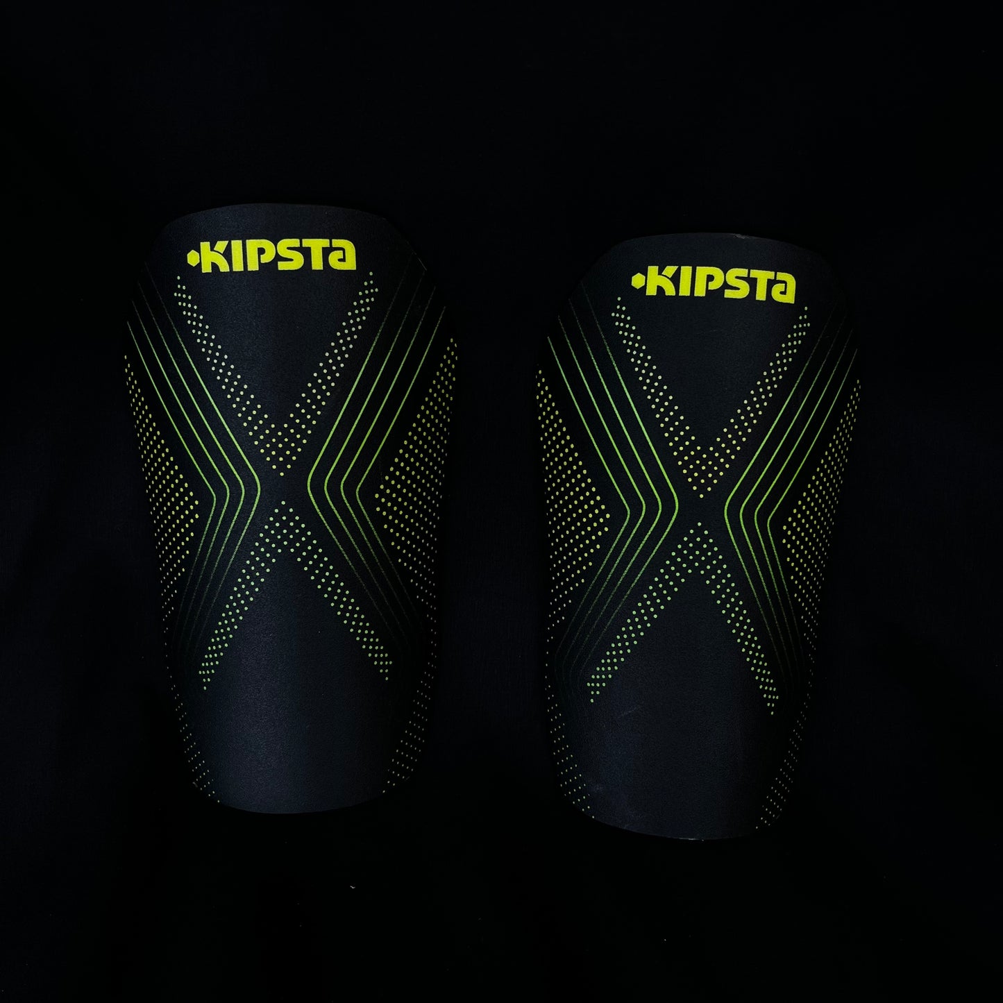 Protège tibia kipsta - Noir/Jaune